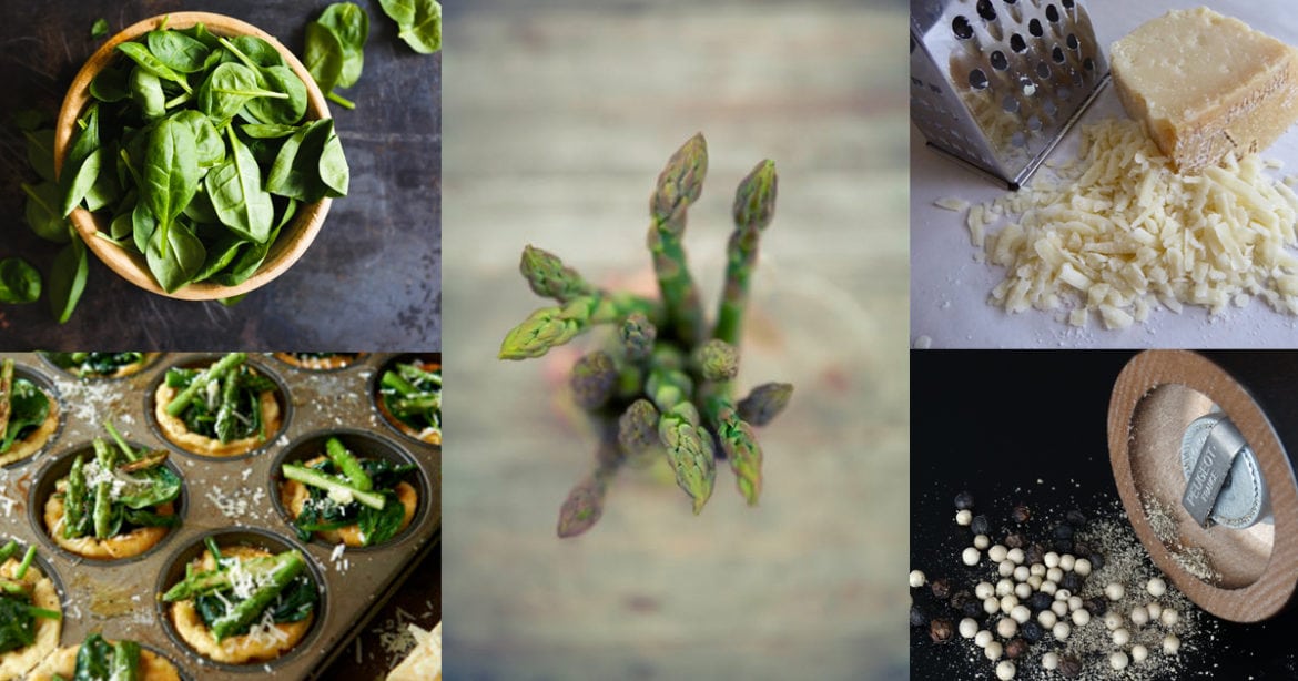 Minifrittata sparris recept