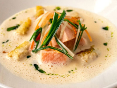 krämig fisksoppa