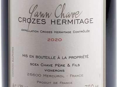 Yann Chave lanserar sin Crozes-Hermitage 2020